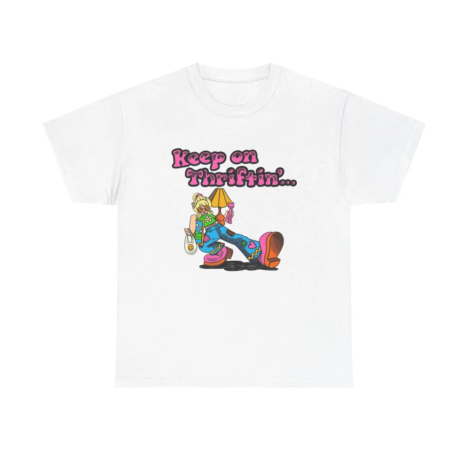 Thrift Vintage Fashion Usa - Keep On Thrifting Funny T Shirt