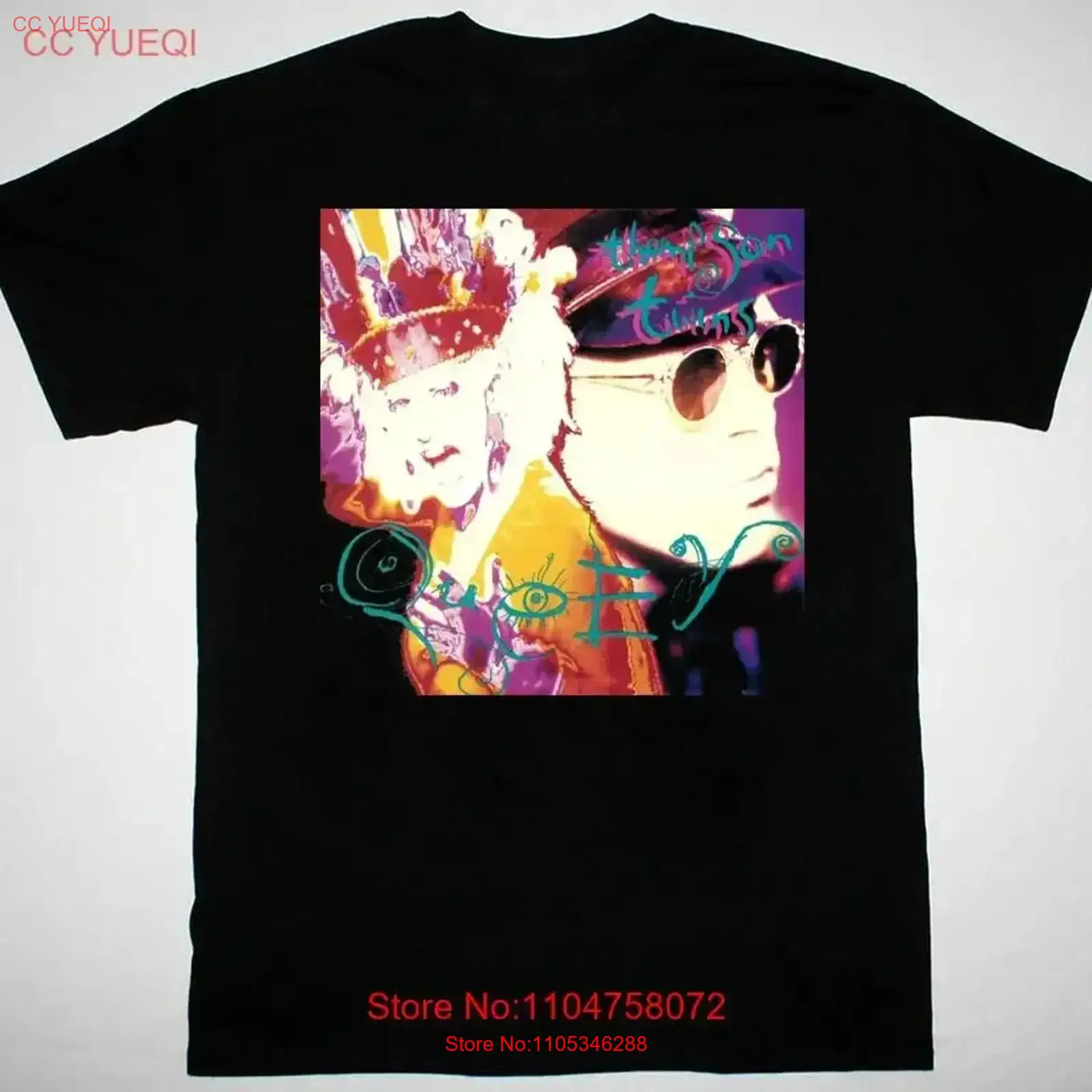 Vintage Queer Fashion - Queer Album Thompson Twins black T