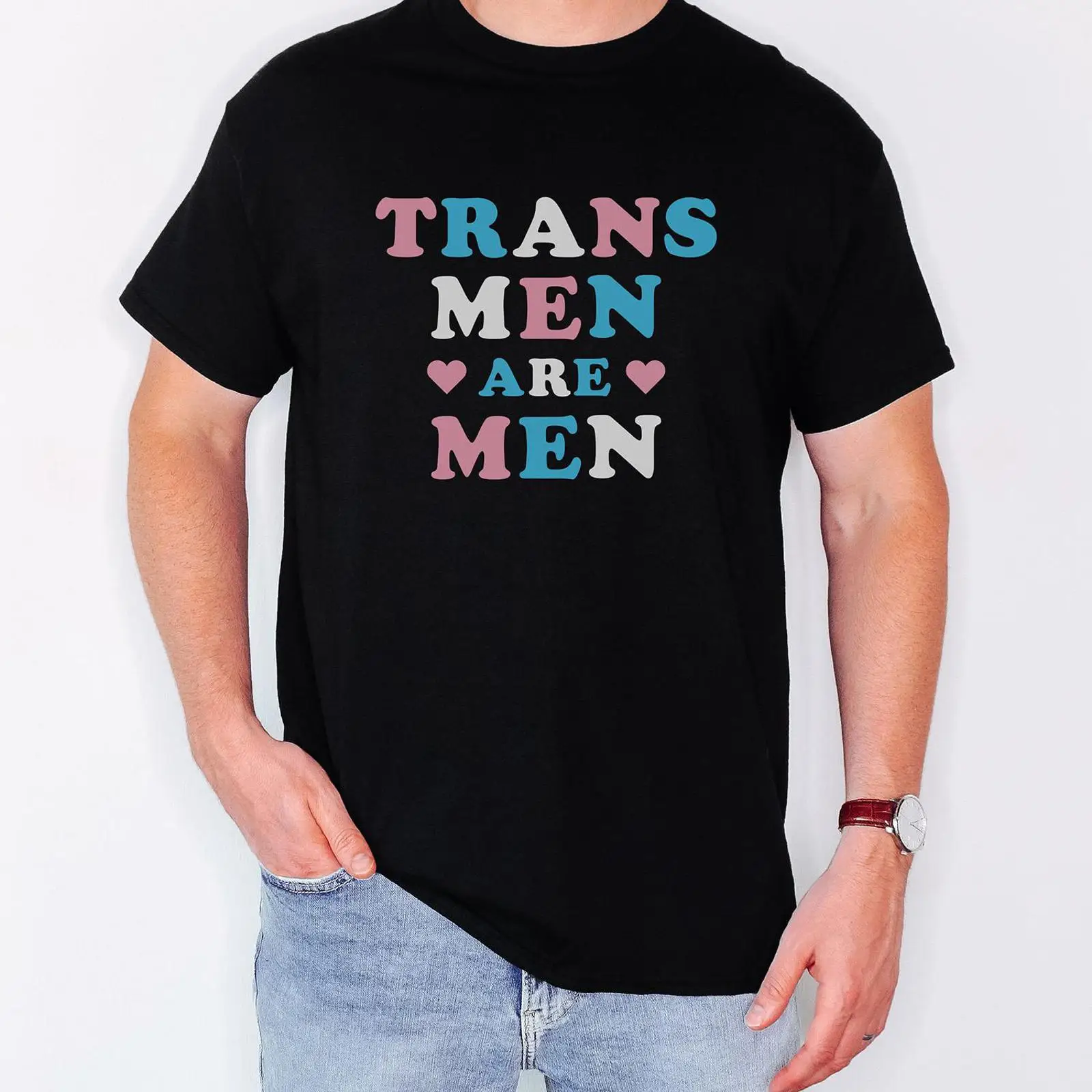 Vintage Queer Fashion - Trans Men Are T Shirt Pride