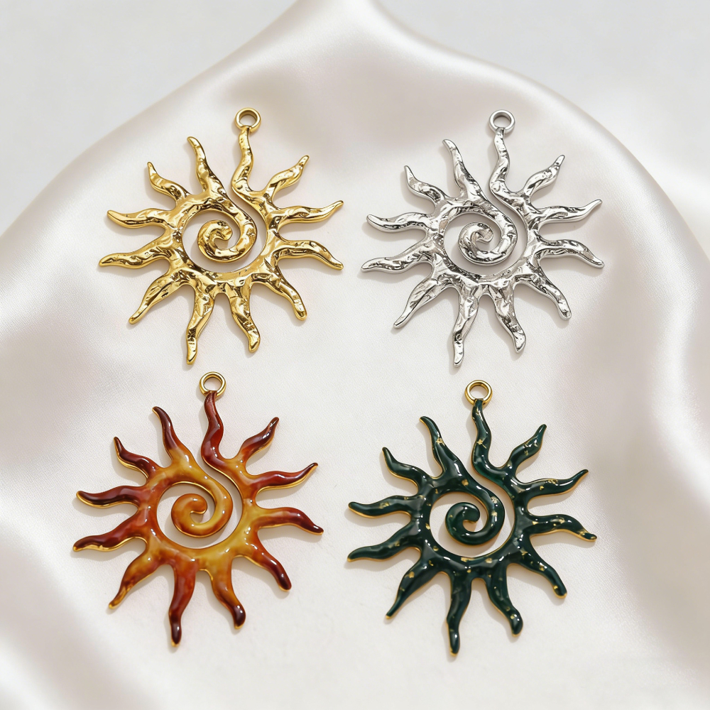 Vintage Fashion Nova - 5PCS Stainless Steel Vintage Spiral Sun