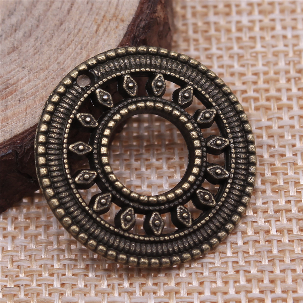 Vintage Fashion Nova - 10pcs 26x26mm(1.02x1.02inch) 2 Colors Antique Bronze