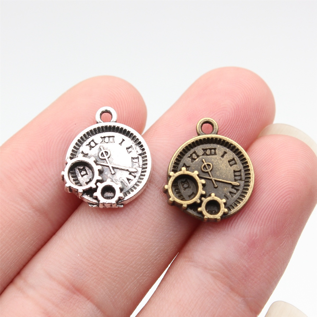 Vintage Fashion Nova - WYSIWYG 10pcs 16x14mm 2 Colors Antique