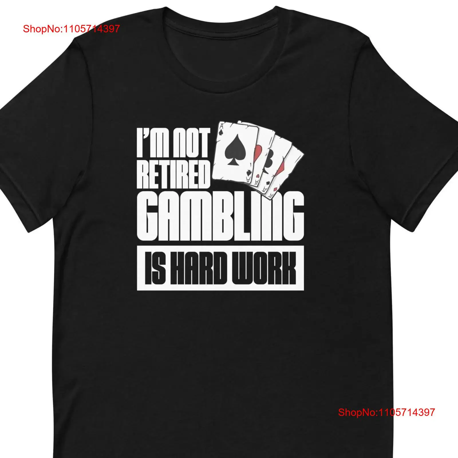 Vintage Fashion Las Vegas - Gambling T Shirt Casino Poker Player