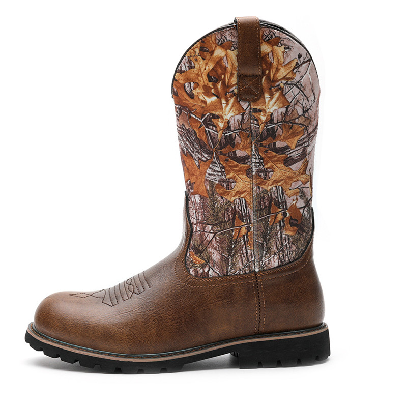 Vintage Fashion Prints - Large Size 48 Men's Boots Classic