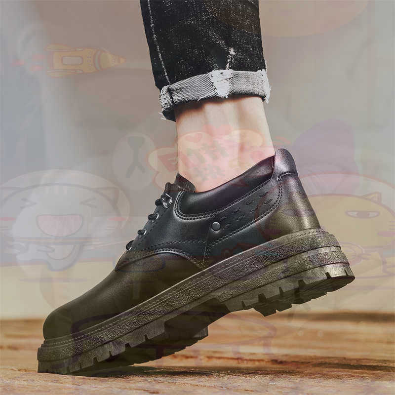 Vintage Fashion Brand Names - Dark Natural Leather Fashion Trainers Tennis