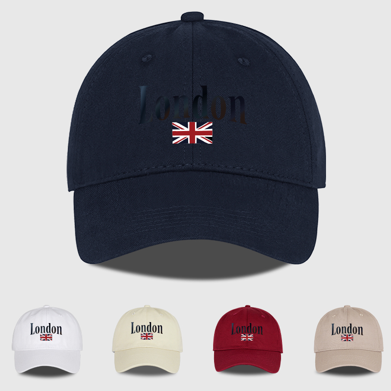 Vintage Fashion London - London Union Jack Print Baseball Cap
