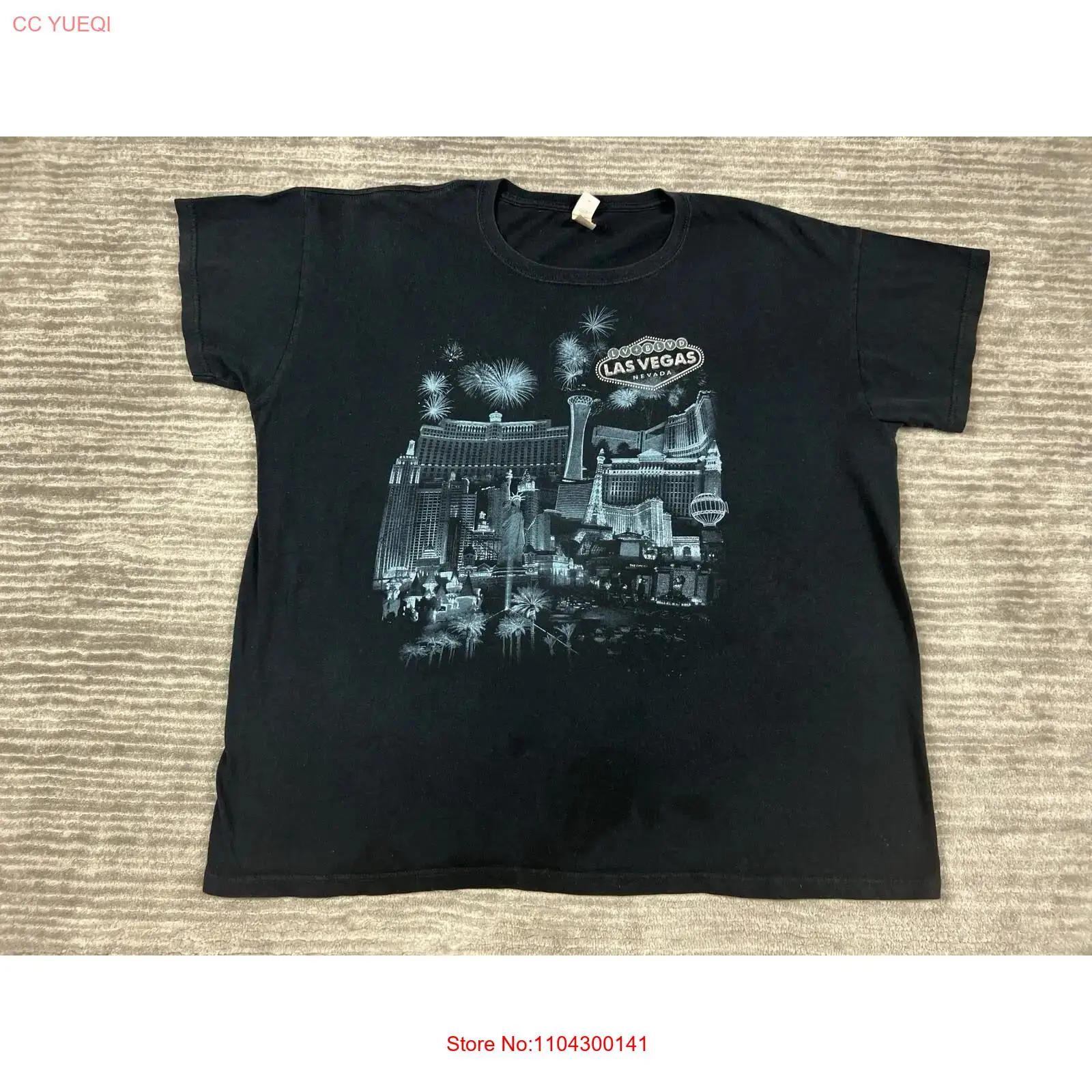 Vintage Fashion Las Vegas - Las Vegas T Shirt Mens 2X