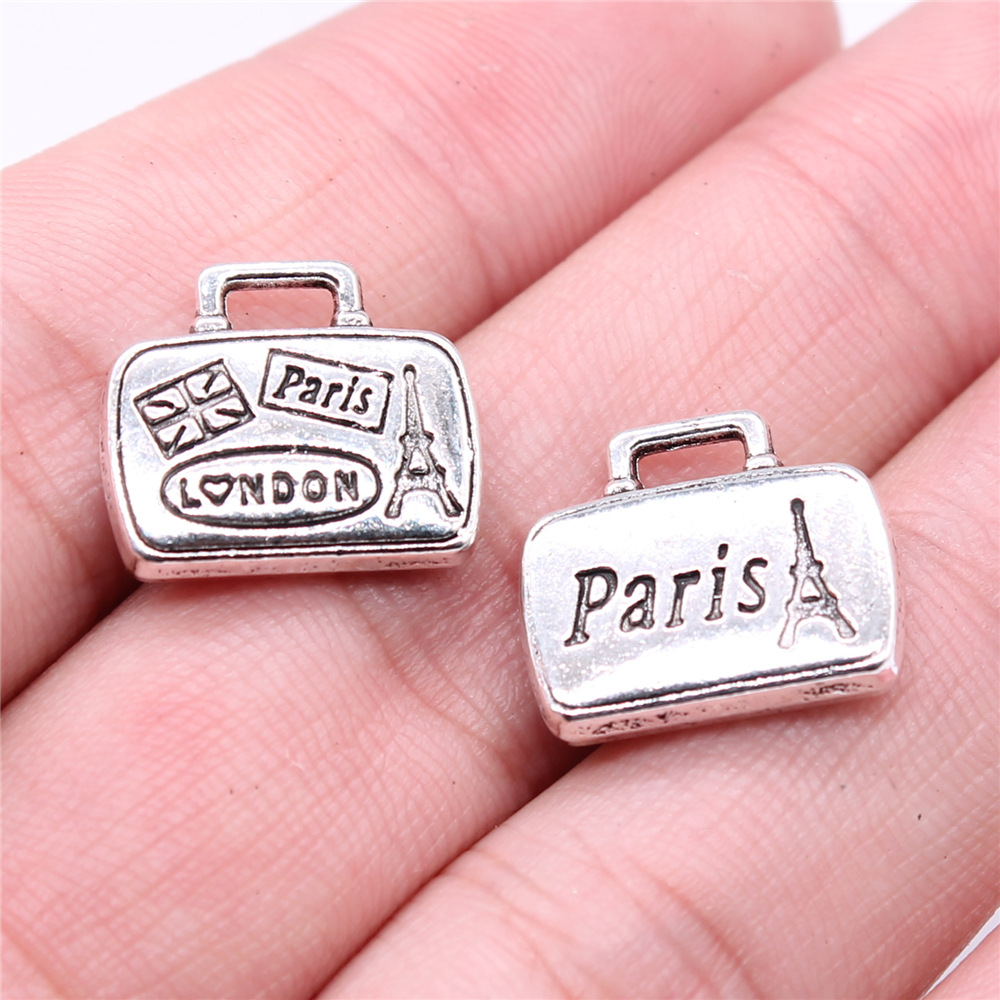 Vintage Fashion London - WYSIWYG 5pcs 16x14mm Antique Silver Color