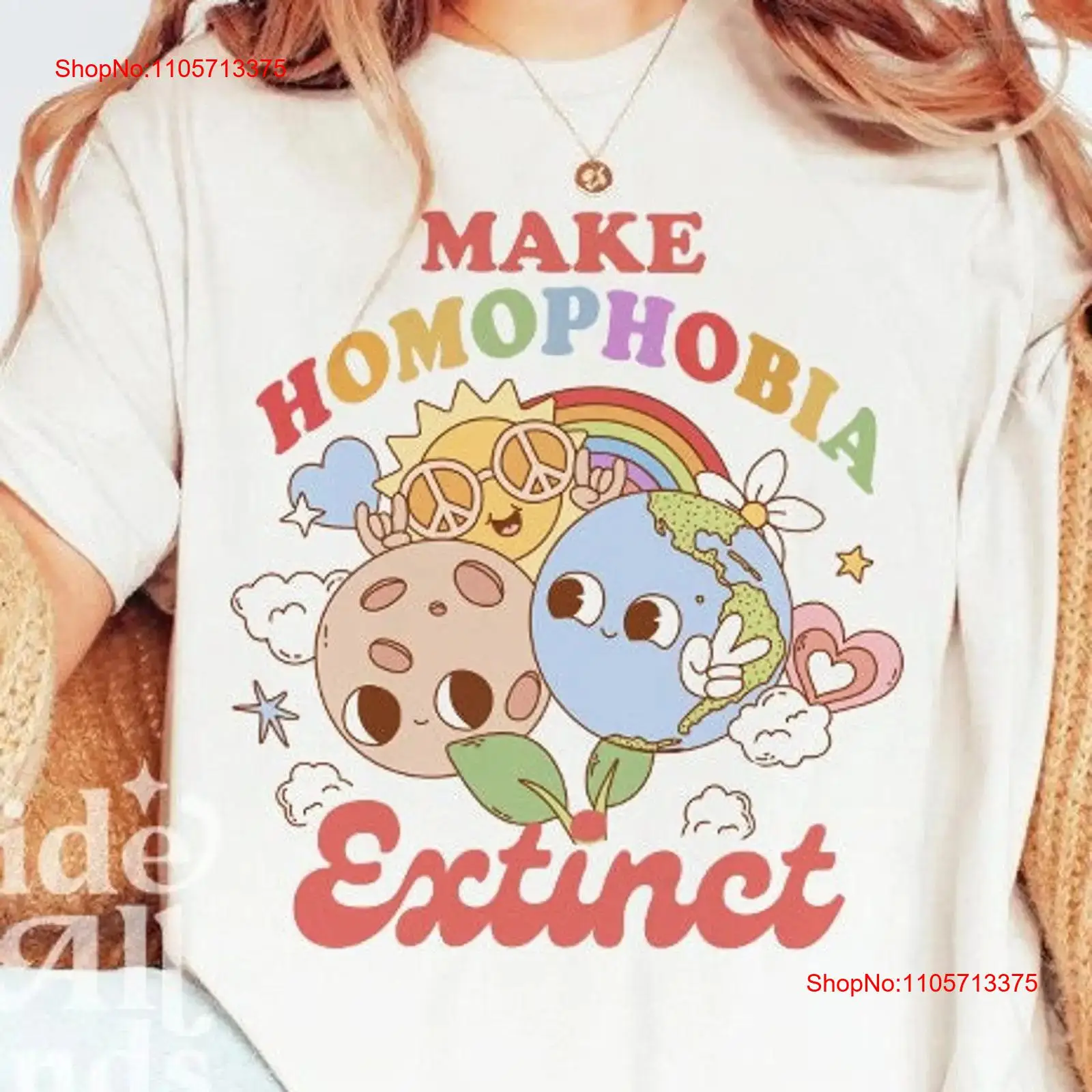 Vintage Queer Fashion - Make homophobia extincT T Shirt lgbtq