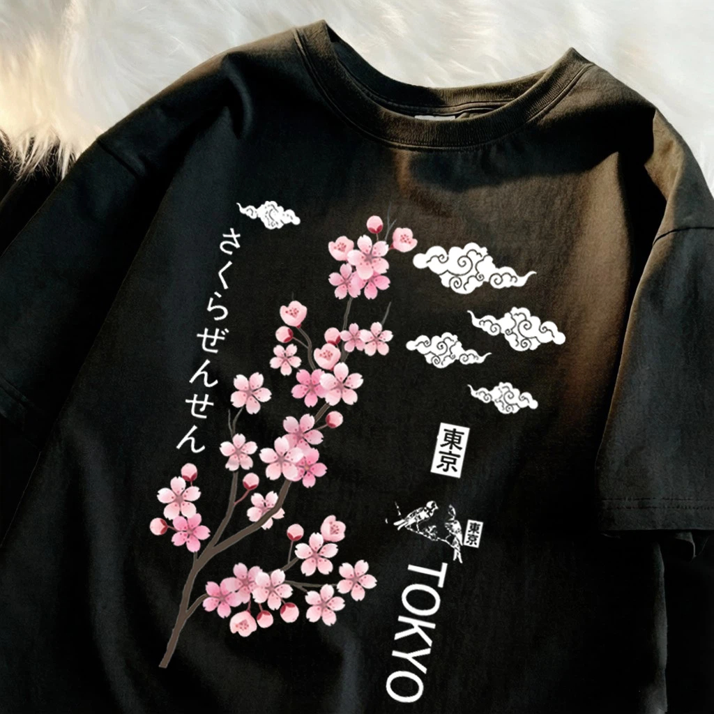 Vintage Fashion In Tokyo - Tokyo Print T-Shirt for Women Summer