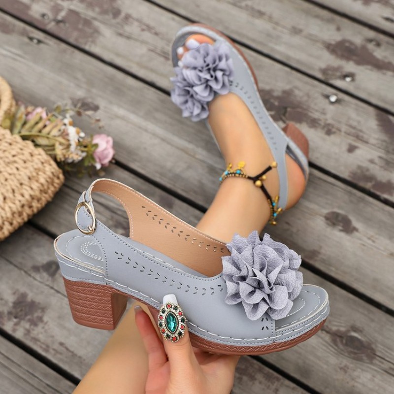 Vintage Flower Decorate Peep T - Vintage Fashion In 2026 评论和价格