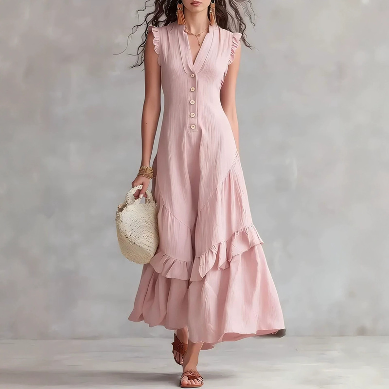 Women's Elegant Cotton Linen L - Vintage Fashion Prints 评论和价格