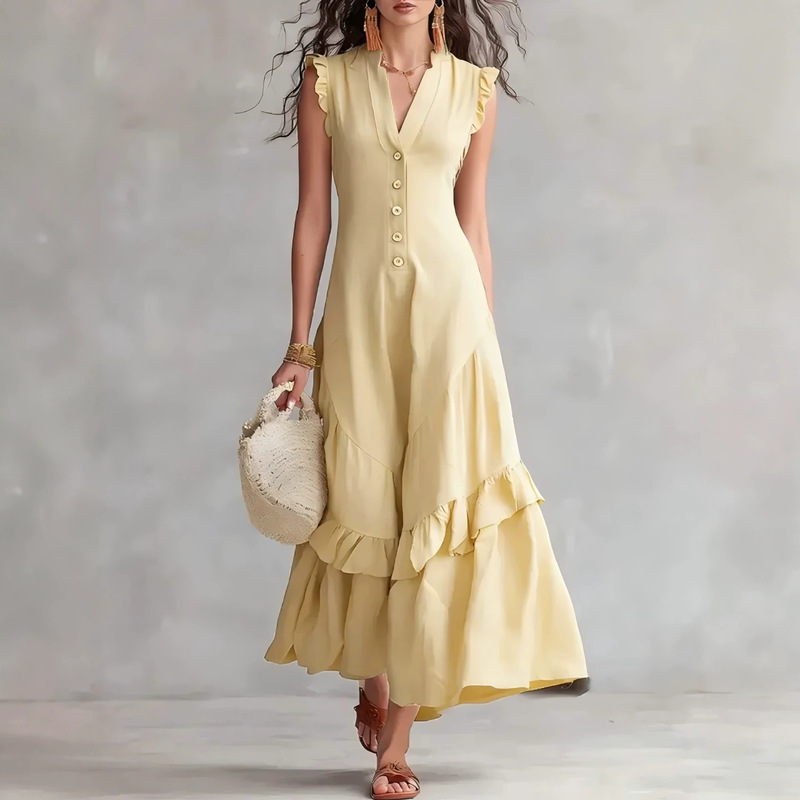 Women's Elegant Cotton Linen L - Vintage Fashion Prints 评论和价格