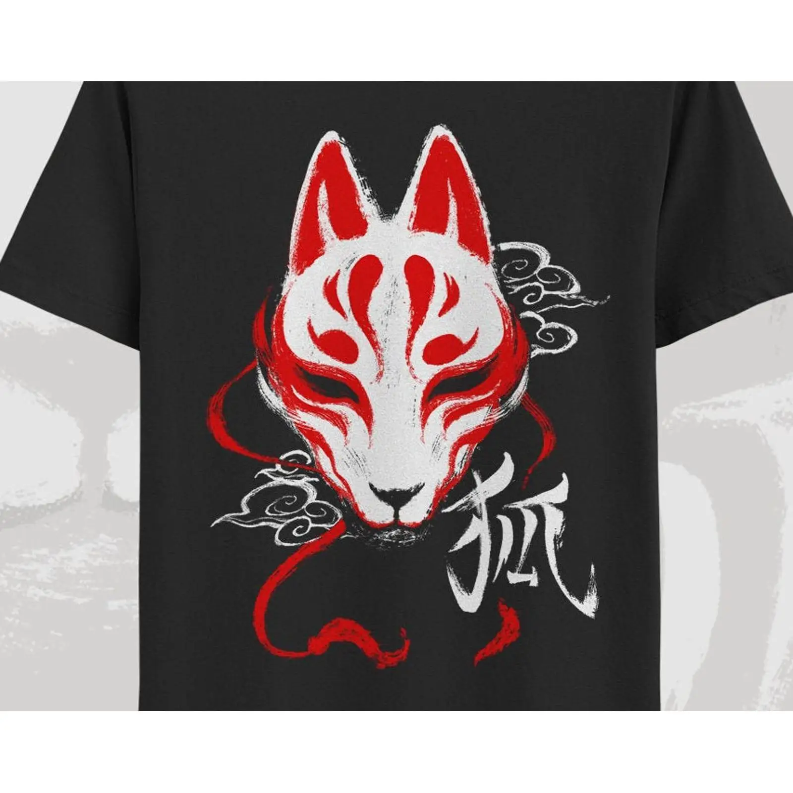 Kitsune mask T shirt japanese  - Vintage Fashion In Tokyo 评论和价格
