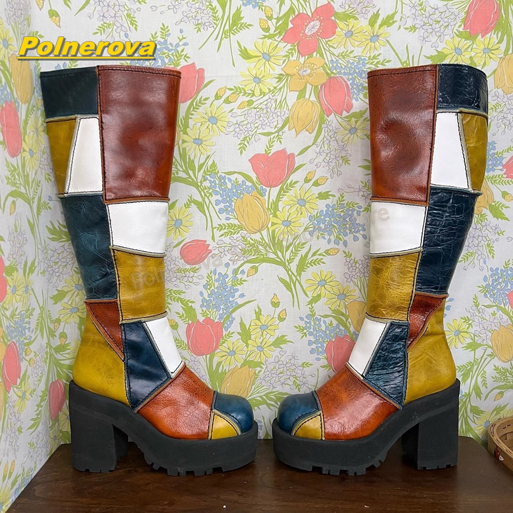 Women Retro Patchwork Leather  - Vintage Fashion In 2026 评论和价格
