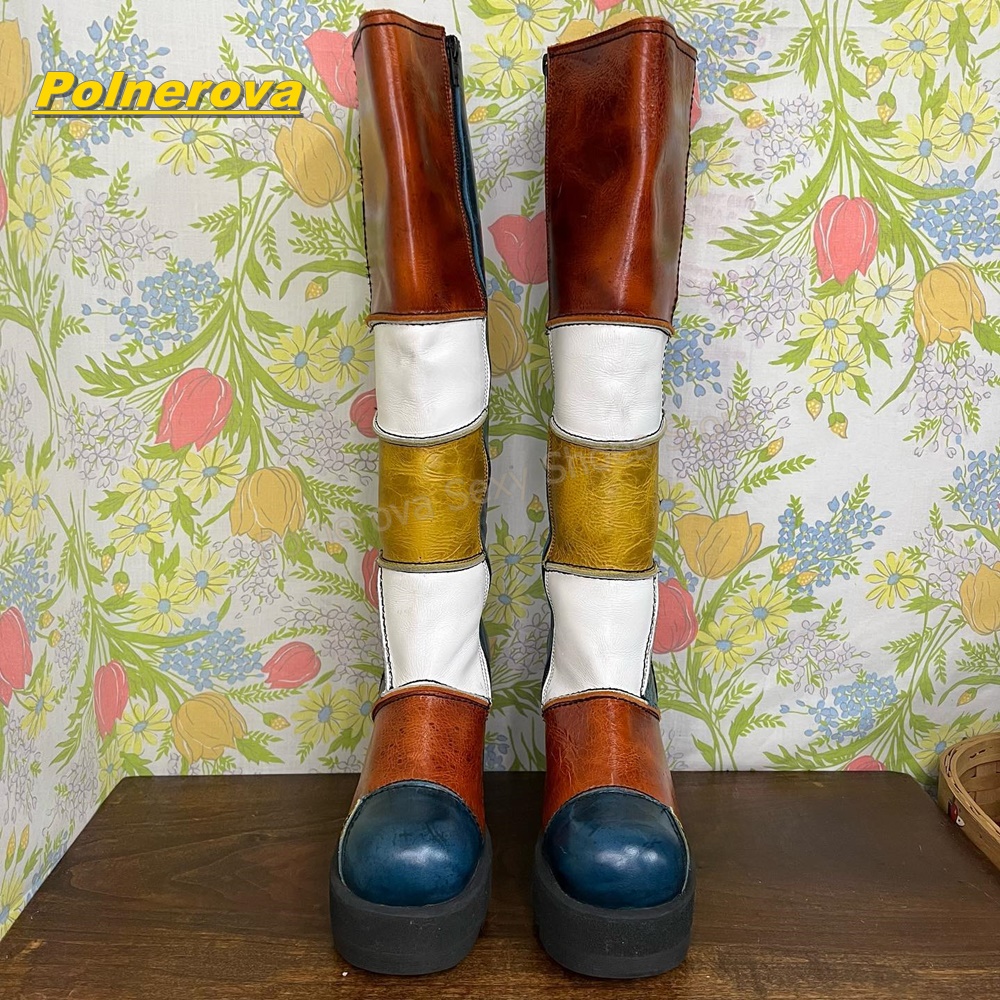 Women Retro Patchwork Leather  - Vintage Fashion In 2026 评论和价格