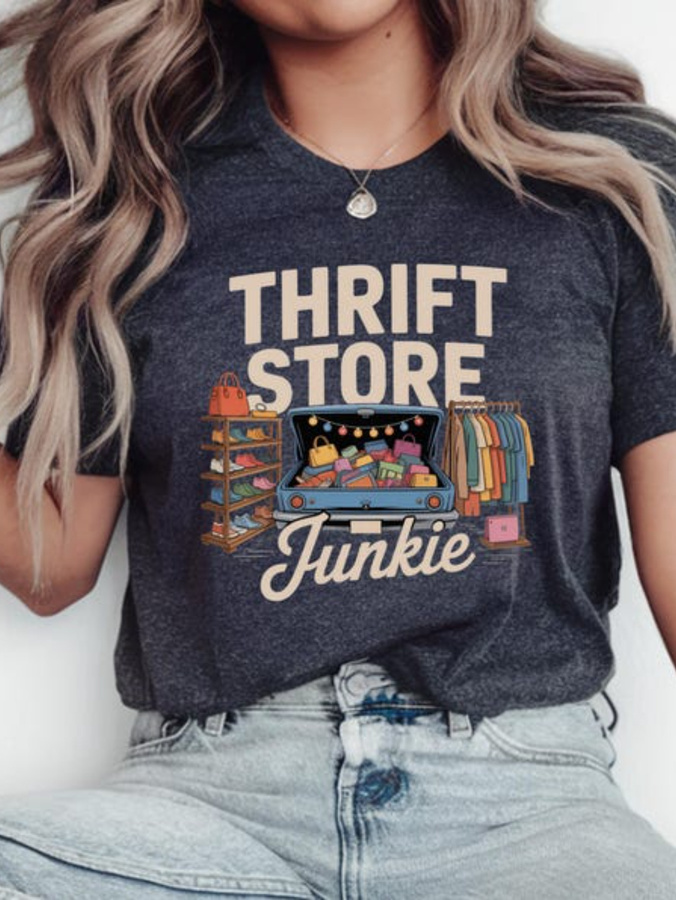 Vintage Thrift Store T-Shirt - - Thrift Vintage Fashion Usa 评论和价格
