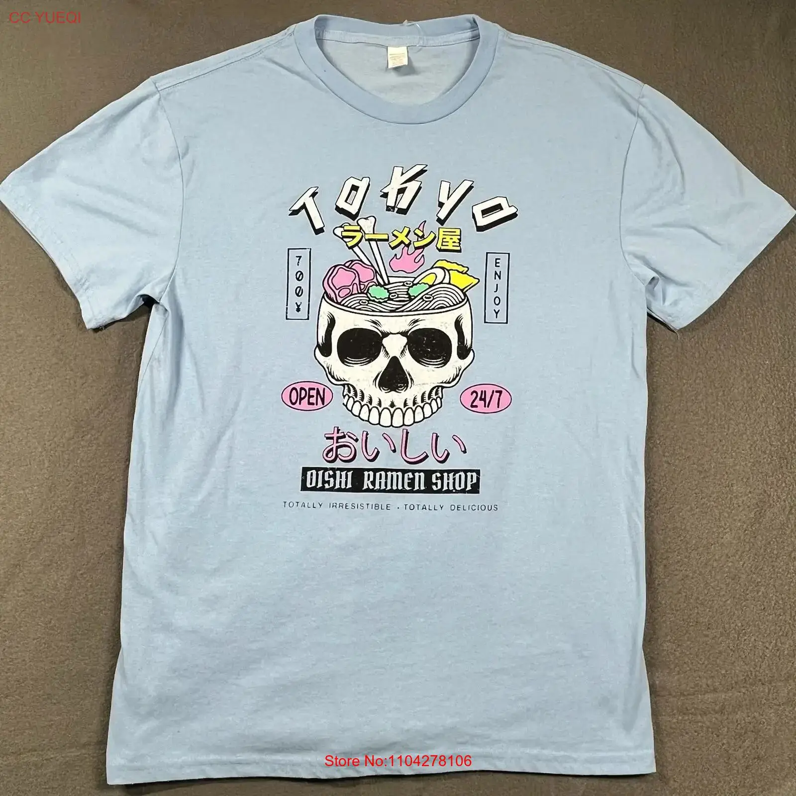 Tokyo Oishi Ramen Shop T Shirt - Vintage Fashion In Tokyo 评论和价格