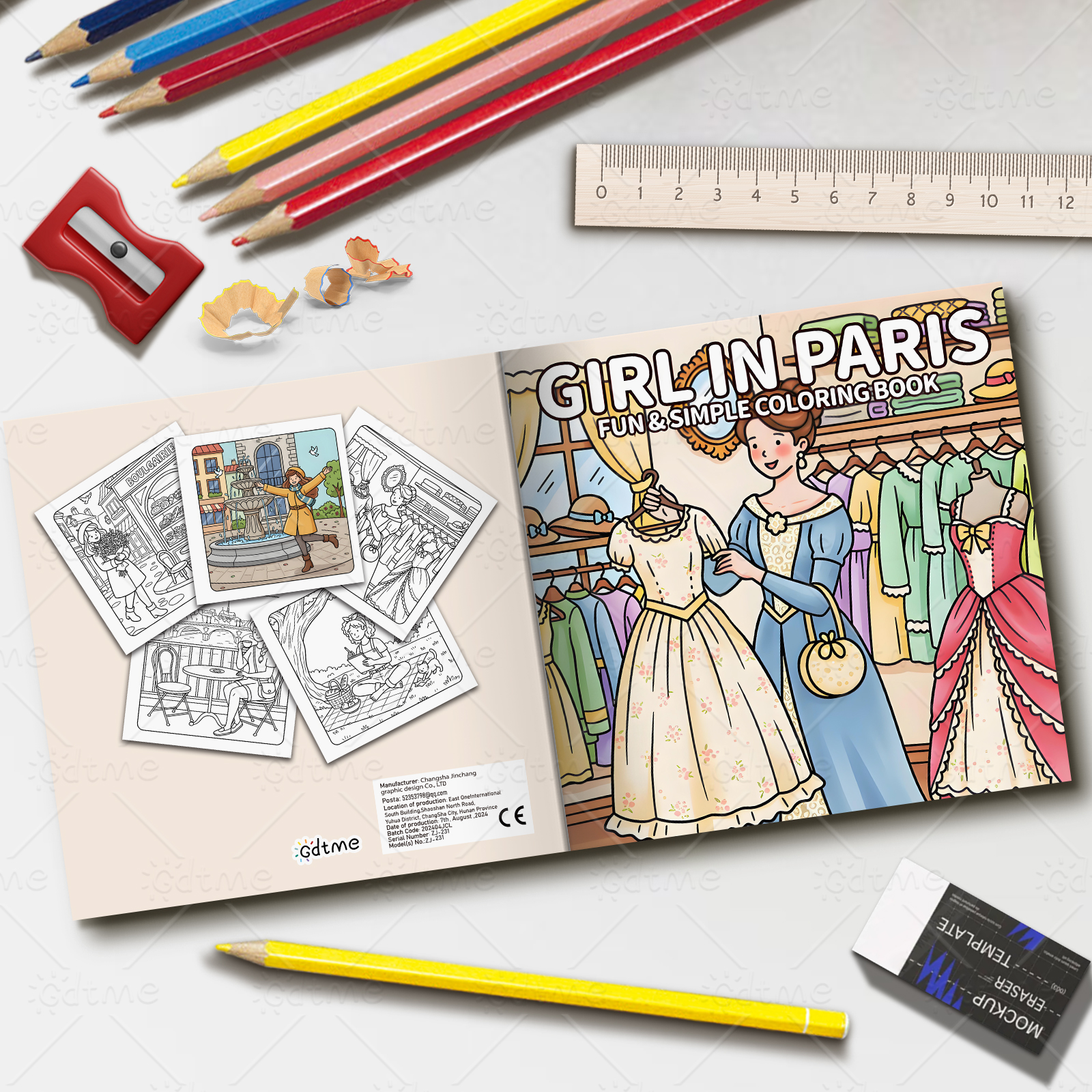 Paris Ladies Vintage Clothing  - Vintage Fashion Coloring Book 评论和价格