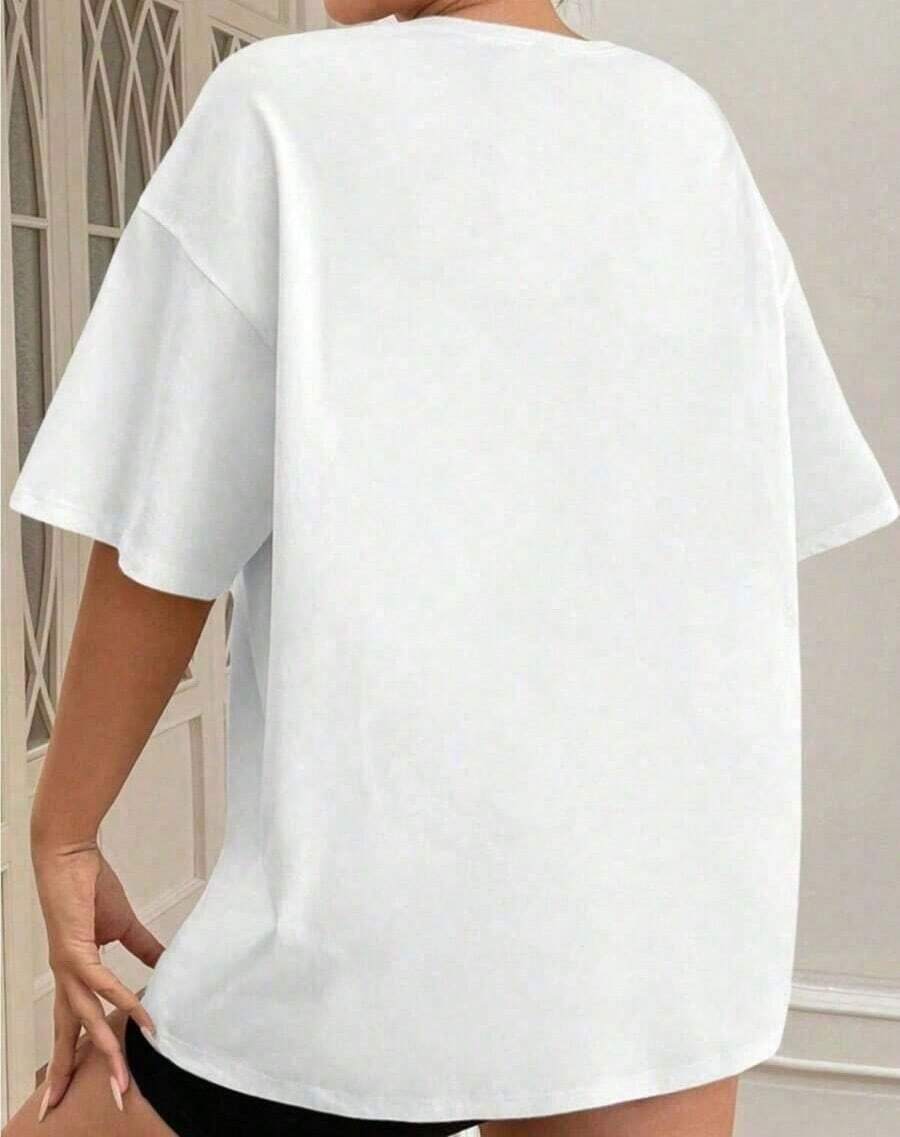 [Graphic Tee] 100% Cotton I'd  - Thrift Vintage Fashion Usa 评论和价格