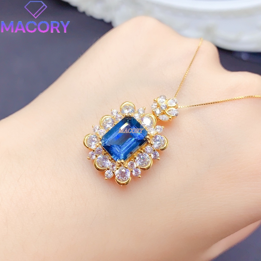 Natural London Blue Topaz Pend - Vintage Fashion London 评论和价格