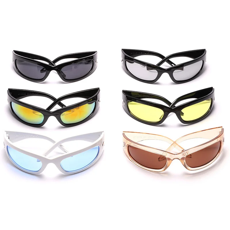 Resin Y2K Glasses Tiktok Lense - Vintage Fashion Tiktok 评论和价格