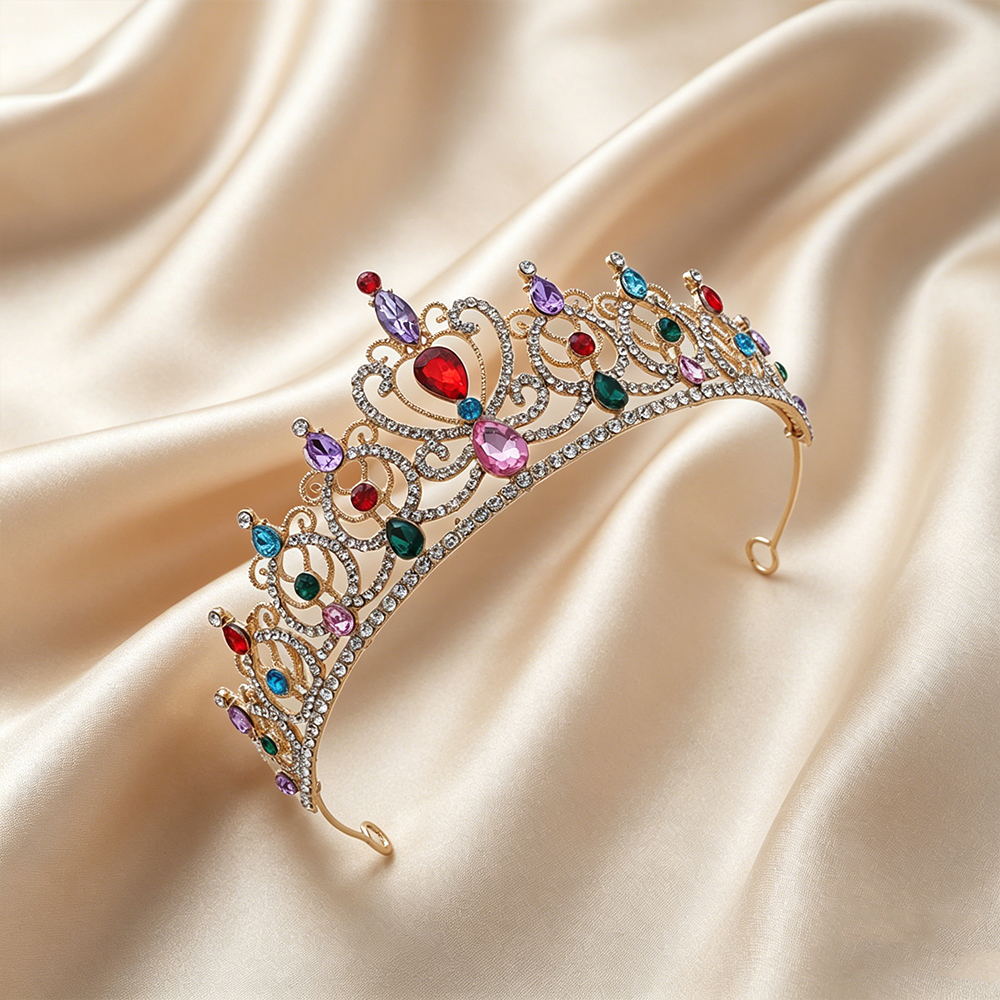 Luxury Vintage Gold Tiara Crow - Vintage Fashion Prints 评论和价格