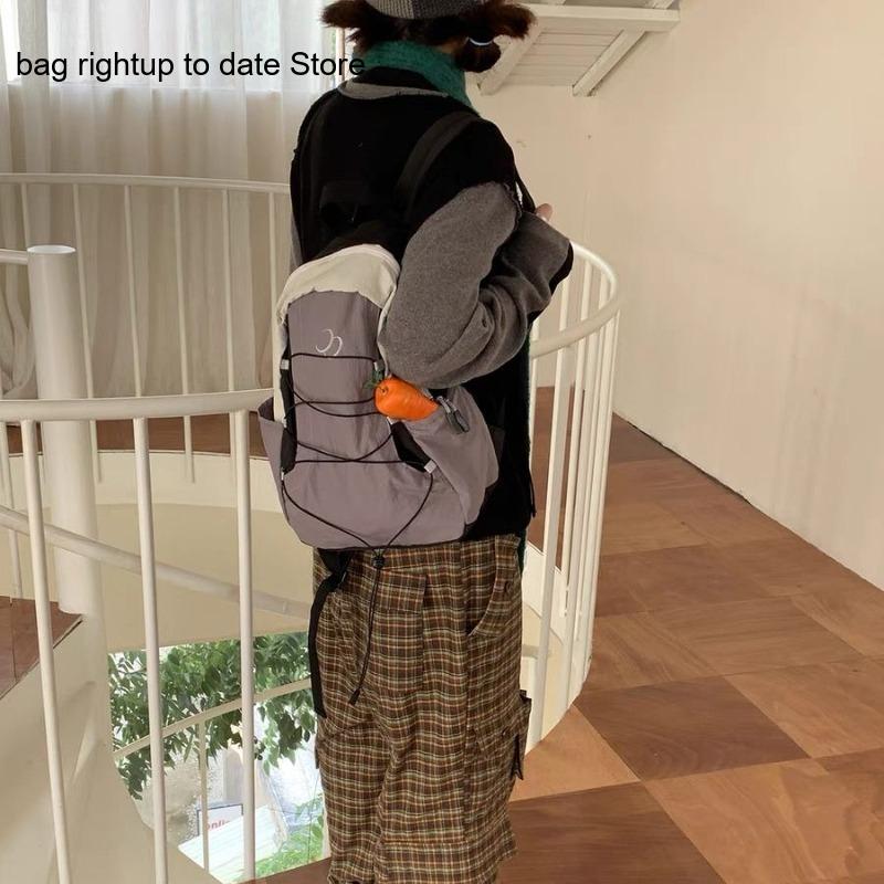 Casual Contrast Color Backpack - Vintage Fashion Coloring Book 评论和价格