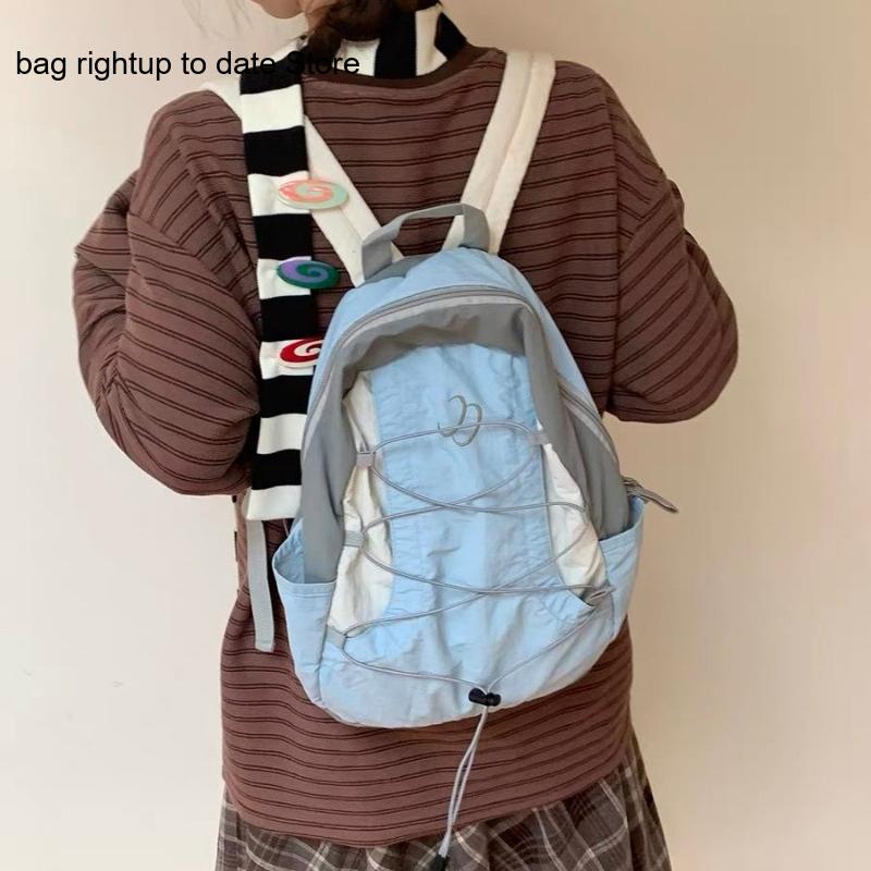 Casual Contrast Color Backpack - Vintage Fashion Coloring Book 评论和价格