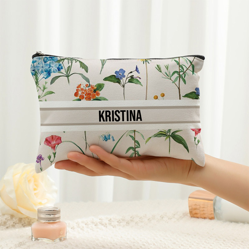 Custom Name Vintage Makeup Bag - Vintage Fashion Brand Names 评论和价格