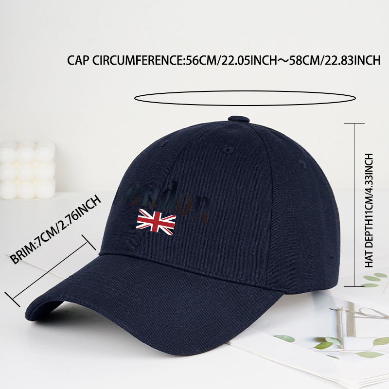 London Union Jack Print Baseba - Vintage Fashion London 评论和价格
