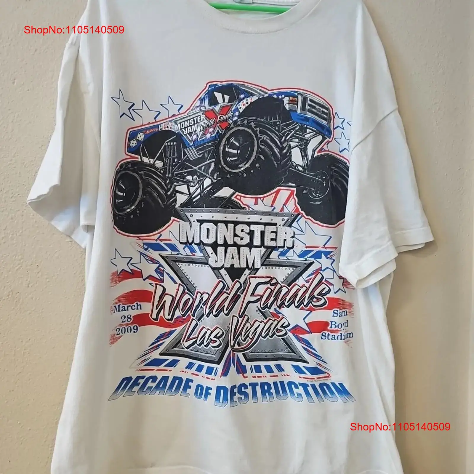 Monster Jam World Finals T Shi - Vintage Fashion Las Vegas 评论和价格