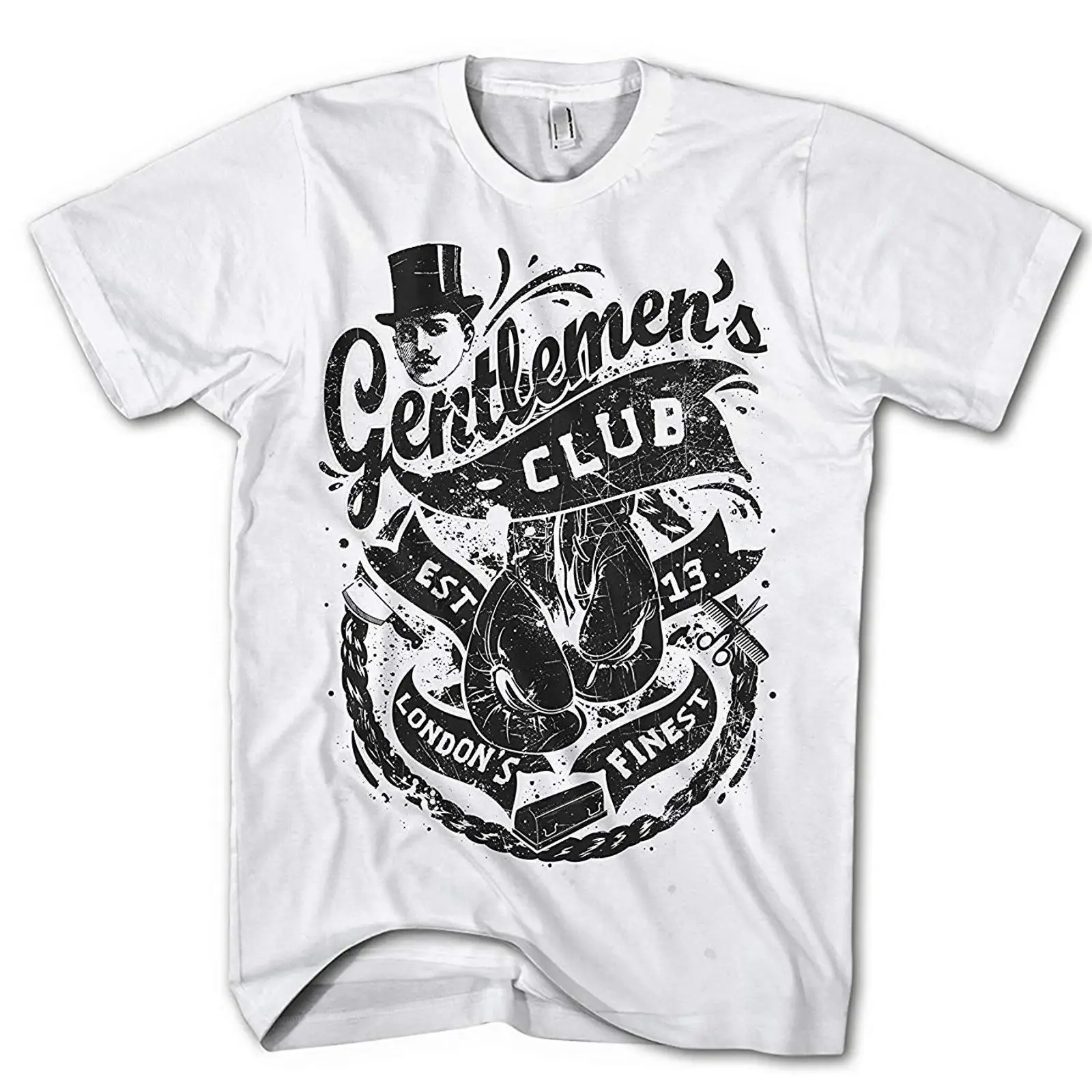 Men's T Shirt Gentleman Boxing - Vintage Fashion London 评论和价格