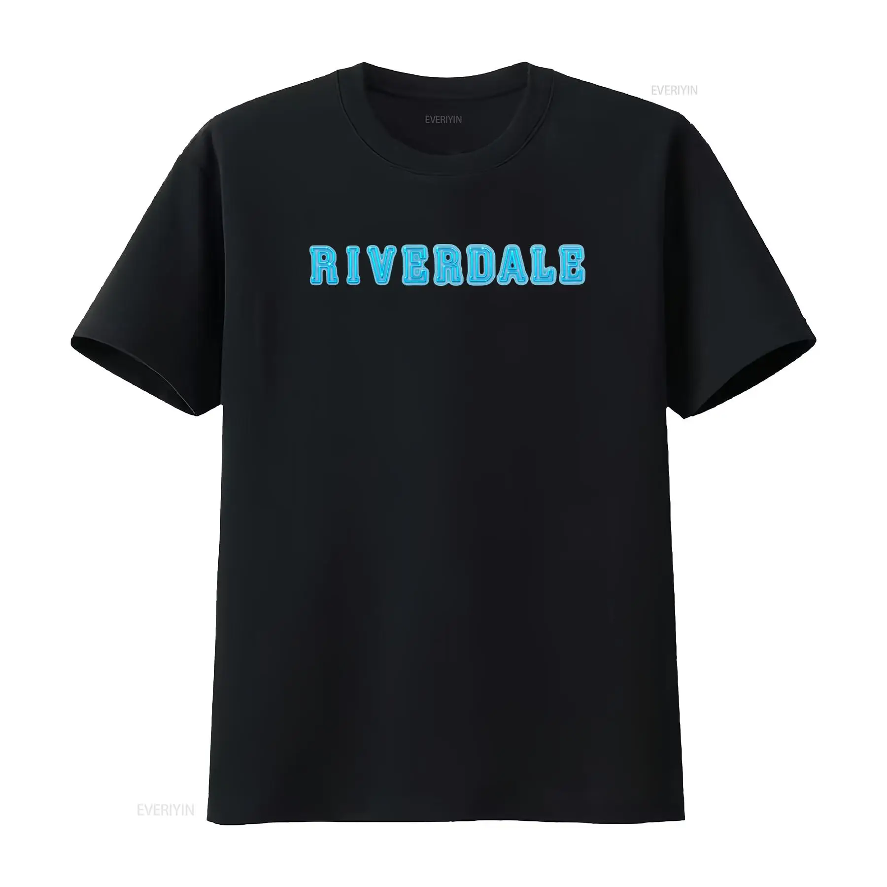 Riverdale Logo Neon Blue Print - Vintage Fashion Logos 评论和价格