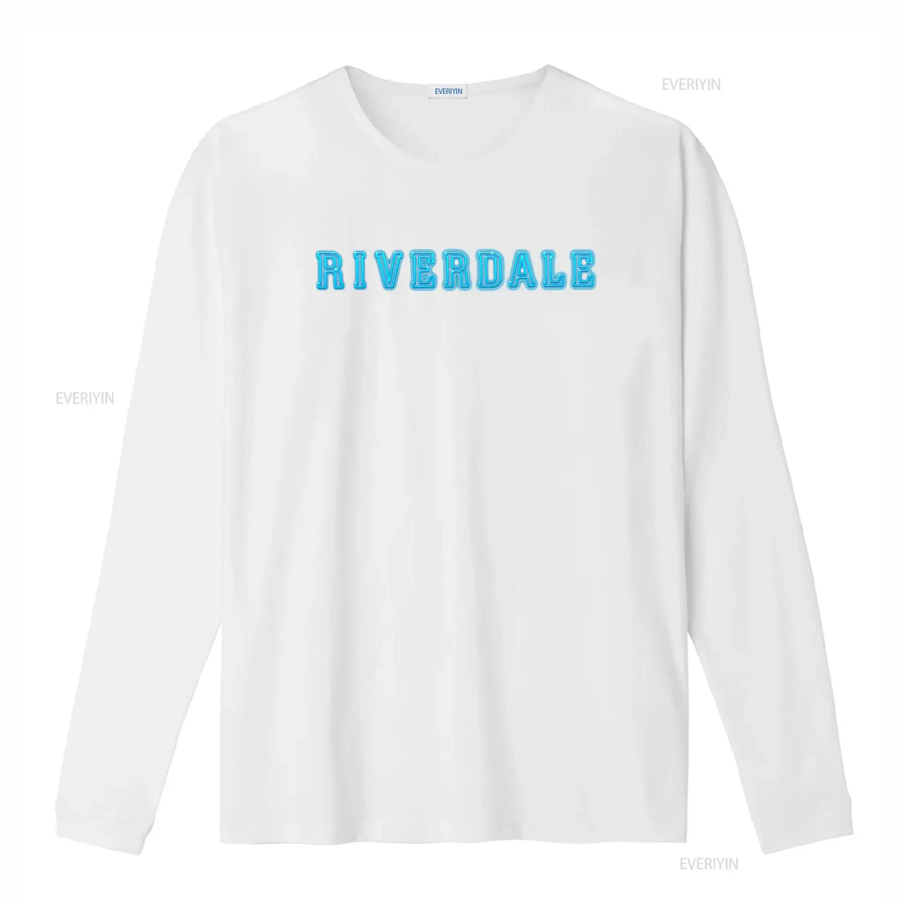 Riverdale Logo Neon Blue Print - Vintage Fashion Logos 评论和价格
