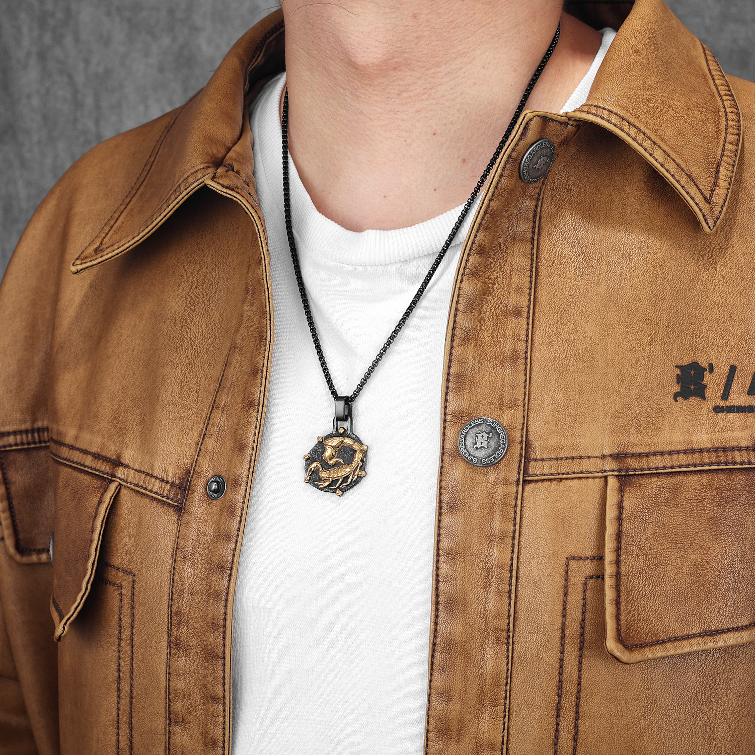 12 Constellation Men Necklaces - Vintage Fashion Newtown 评论和价格