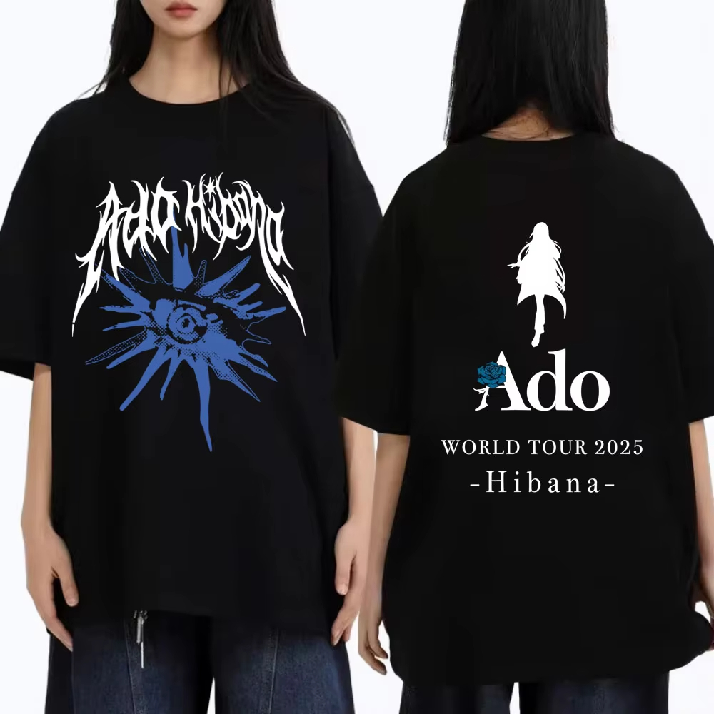 Ado World Tour 2025 Hibana T-s - Vintage Fashion World 评论和价格