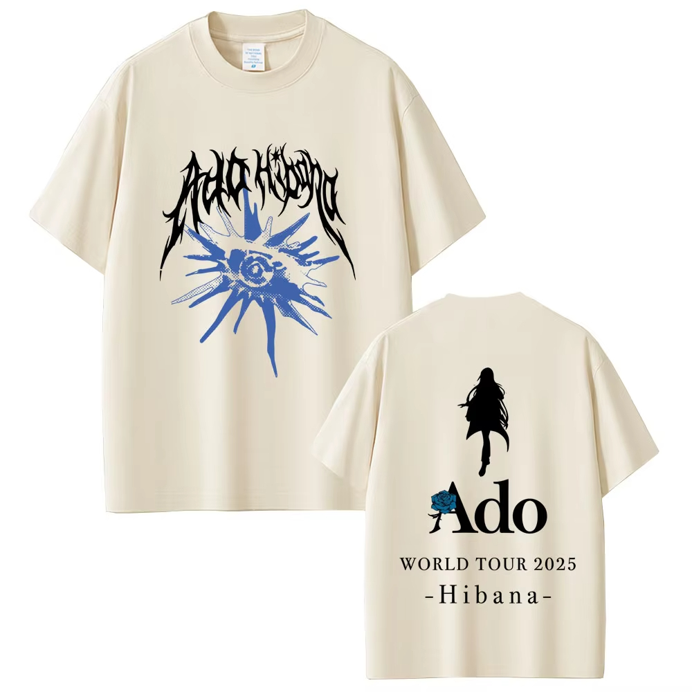 Ado World Tour 2025 Hibana T-s - Vintage Fashion World 评论和价格