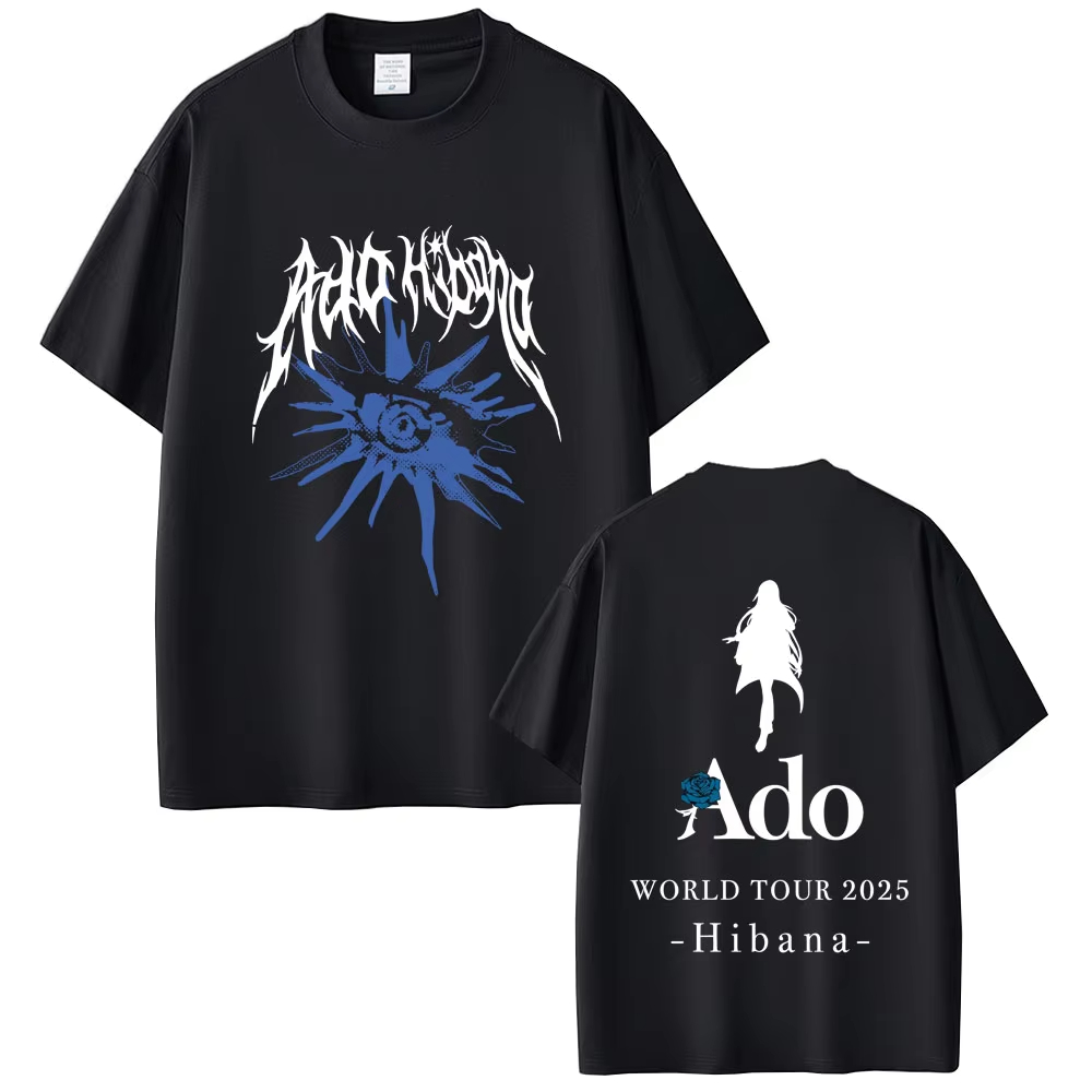 Ado World Tour 2025 Hibana T-s - Vintage Fashion World 评论和价格