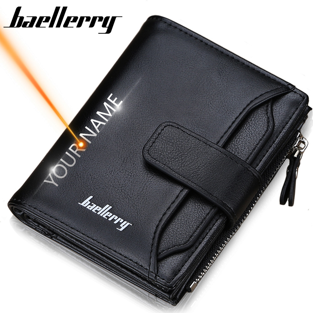2020 Name Engraving Men Wallet - Vintage Fashion Brand Names 评论和价格