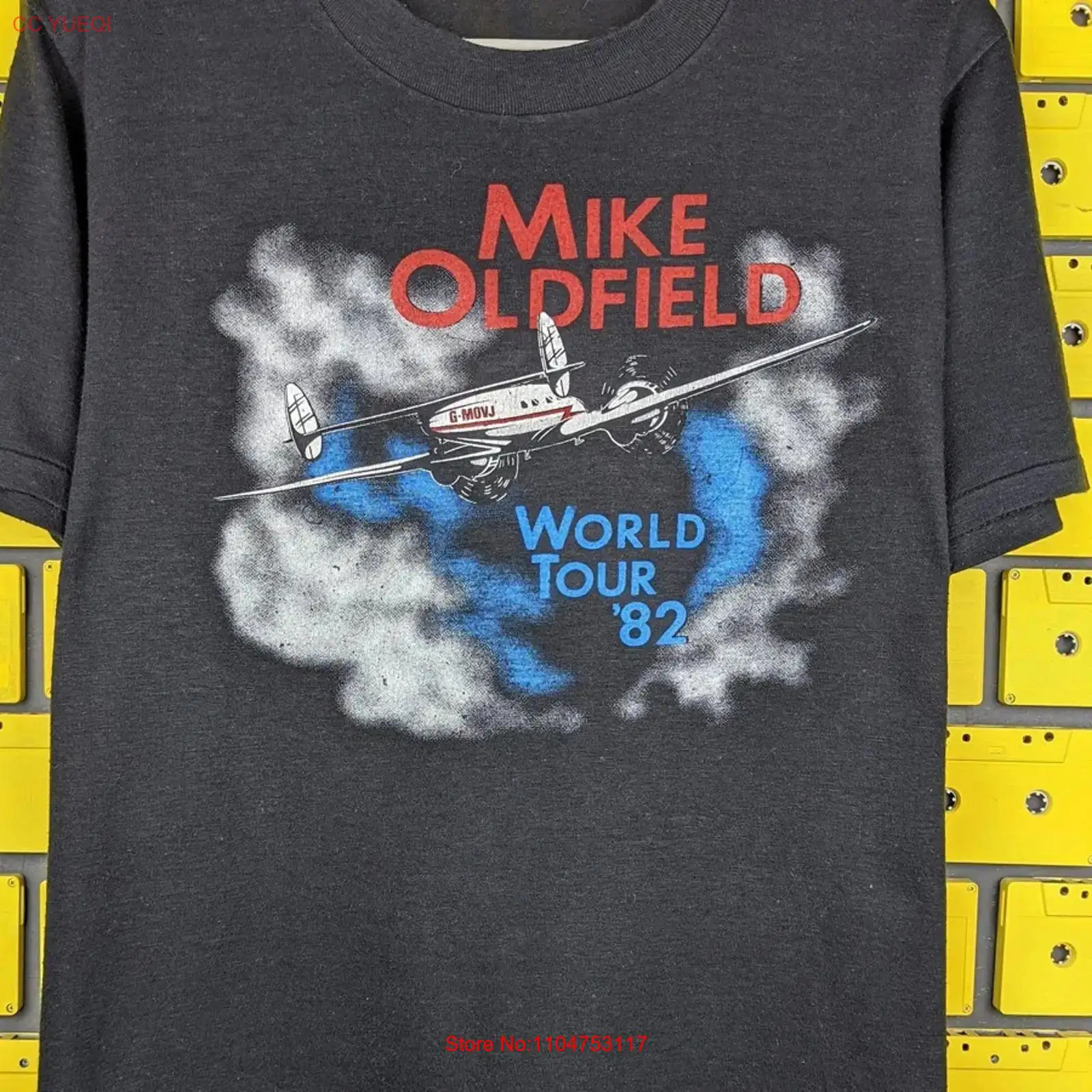 Mike Oldfield WORLD TOUR black - Vintage Fashion World 评论和价格