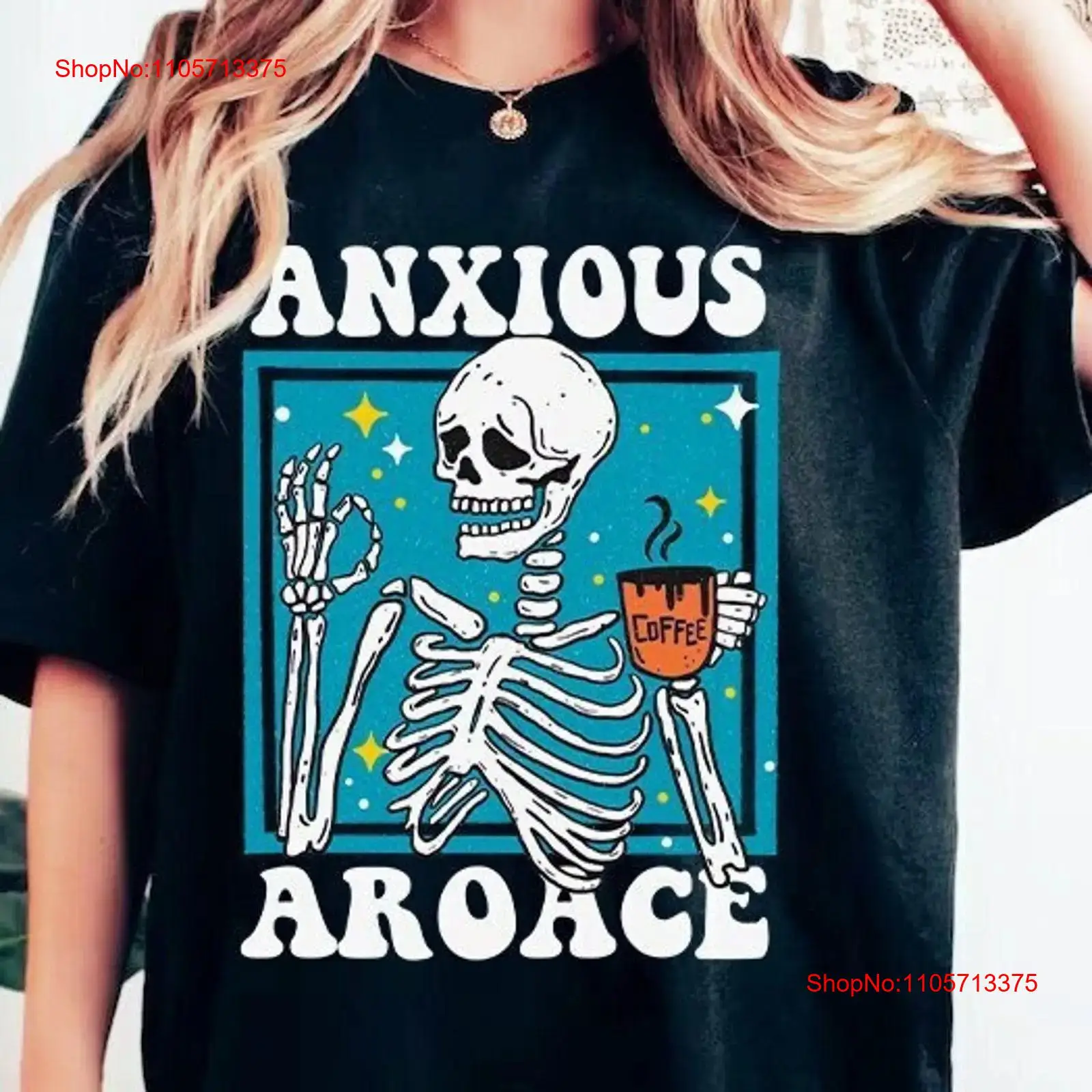 Anxious aroace shirt pride t a - Vintage Queer Fashion 评论和价格