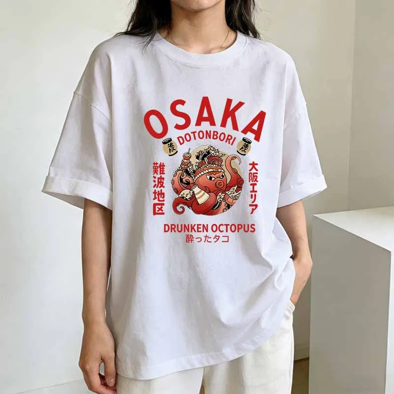 Vintage Osaka Print T-shirts W - Vintage Fashion Osaka 评论和价格