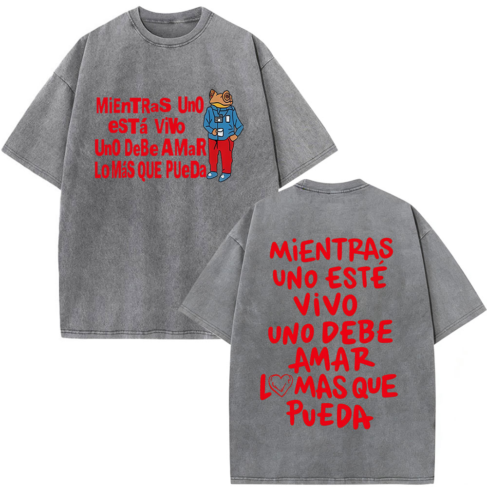 Rapper Bad Bunny Washed Vintag - Vintage Fashion World 评论和价格