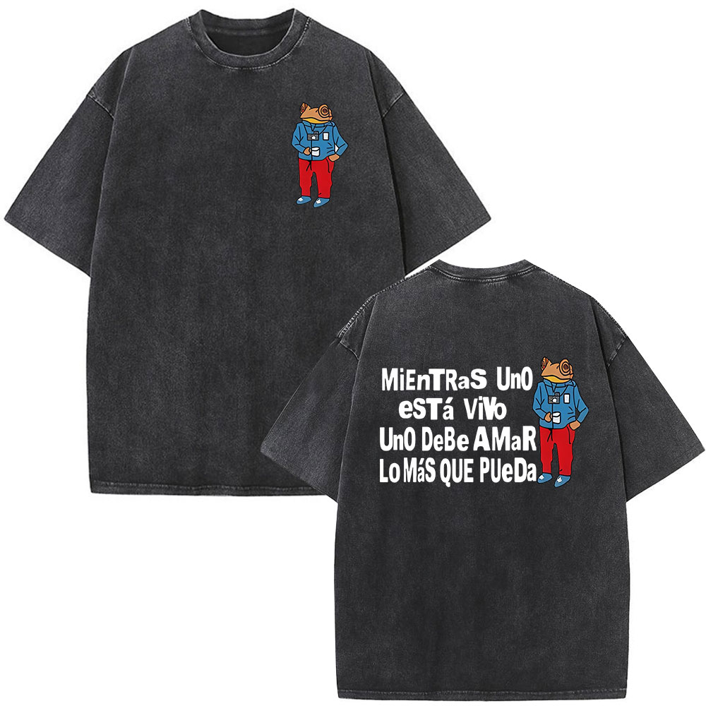 Rapper Bad Bunny Washed Vintag - Vintage Fashion World 评论和价格